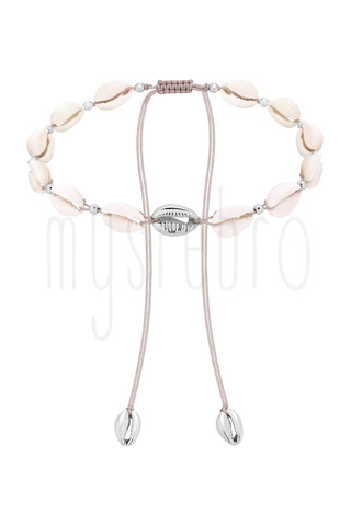 Naszyjnik choker z muszelkami