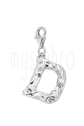 Zawieszka na karabińczyku literka D