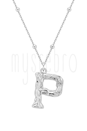 Naszyjnik z literką P