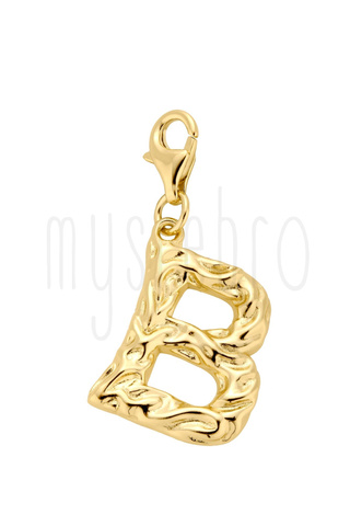 Zawieszka na karabińczyku literka B