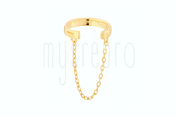 Nausznica z łańcuszkiem