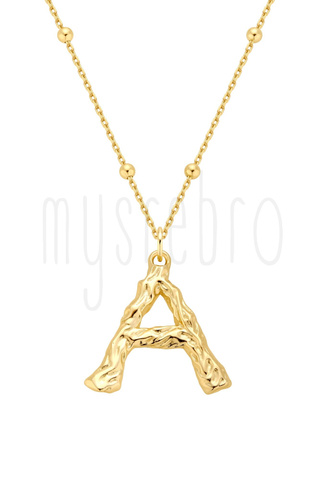 Naszyjnik z literką A