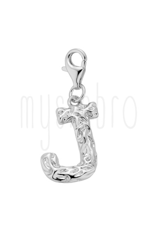 Zawieszka na karabińczyku literka J