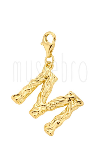 Zawieszka na karabińczyku literka M