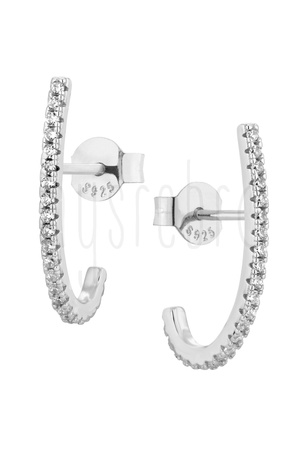 Kolczyki kreski pod ucho