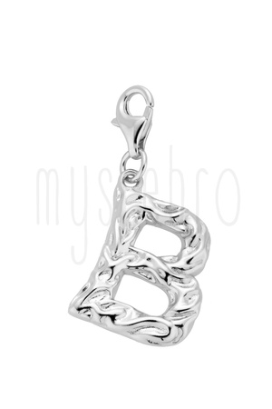 Zawieszka na karabińczyku literka B