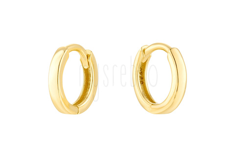 Kolczyki kółeczka gładkie