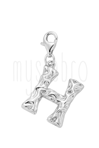 Zawieszka na karabińczyku literka H