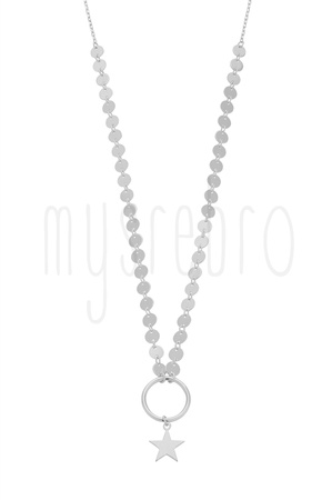 Naszyjnik z blaszkami i gwiazdką