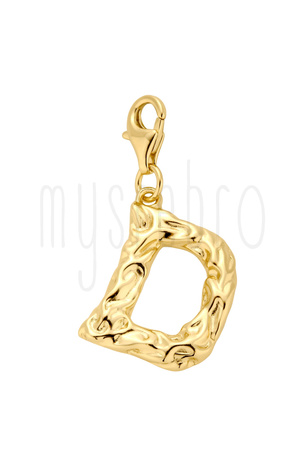 Zawieszka na karabińczyku literka D