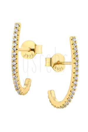 Kolczyki kreski pod ucho