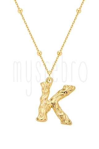Naszyjnik z literką K