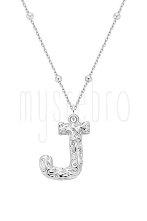 Naszyjnik z literką J
