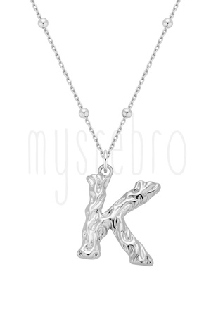 Naszyjnik z literką K