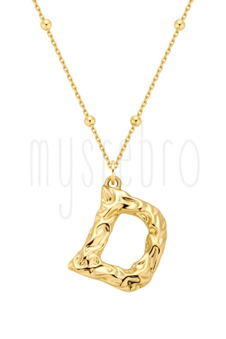 Naszyjnik z literką D