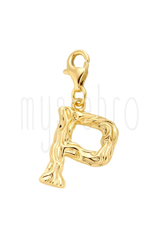 Zawieszka na karabińczyku literka P