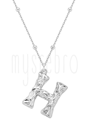 Naszyjnik z literką H