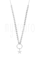 Naszyjnik z blaszkami i gwiazdką