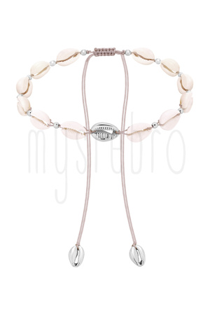 Naszyjnik choker z muszelkami