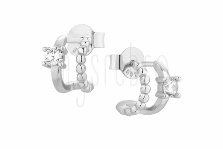 Kolczyki podwójne kółka