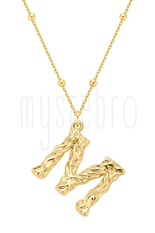 Naszyjnik z literką M