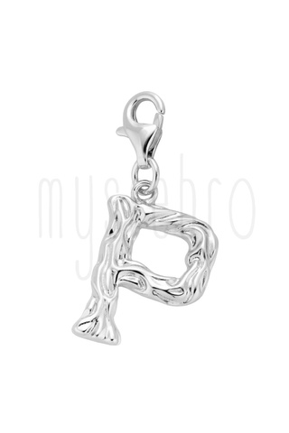 Zawieszka na karabińczyku literka P