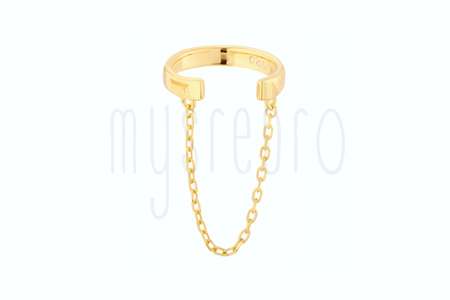 Nausznica z łańcuszkiem