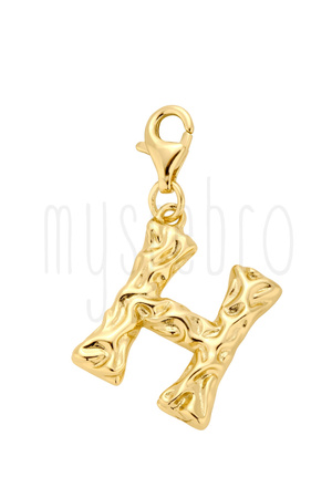 Zawieszka na karabińczyku literka H