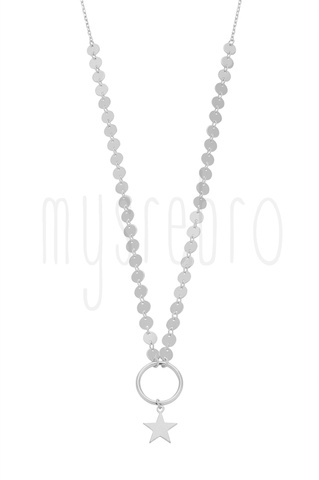 Naszyjnik z blaszkami i gwiazdką