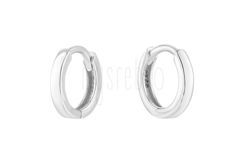 Kolczyki kółeczka gładkie