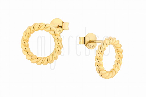 Kolczyki koła skręcane