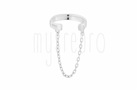 Nausznica z łańcuszkiem