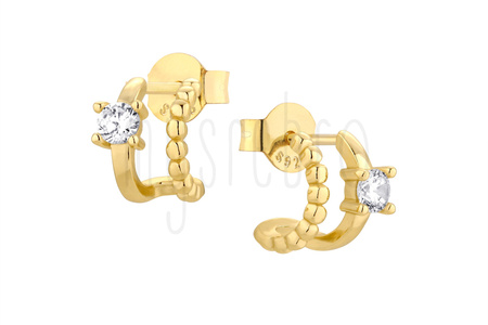 Kolczyki podwójne kółka