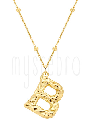 Naszyjnik z literką B