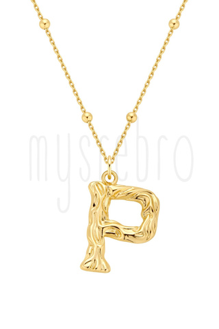 Naszyjnik z literką P