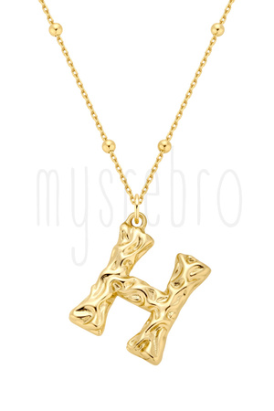 Naszyjnik z literką H