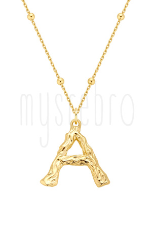 Naszyjnik z literką A