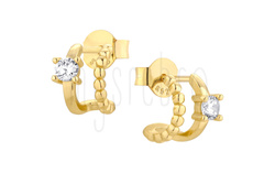 Kolczyki podwójne kółka